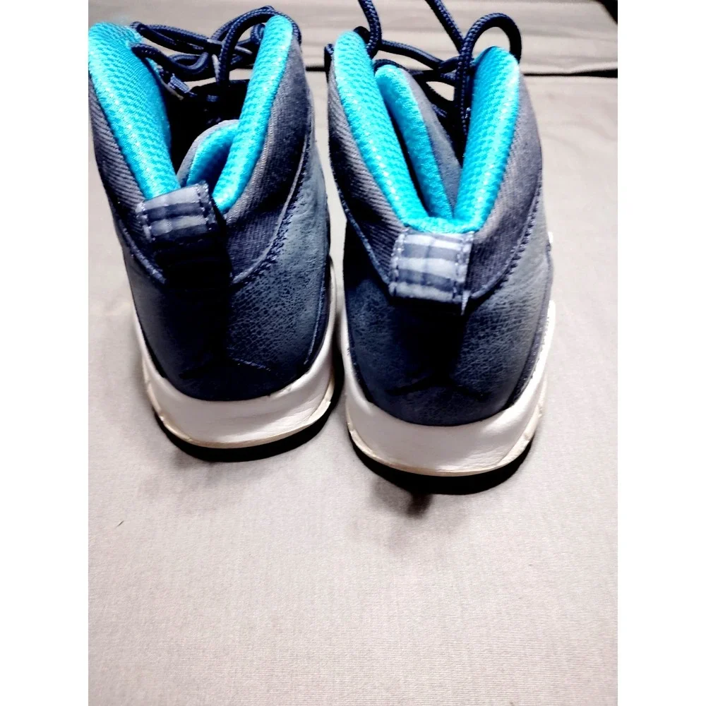 Nike Air Jordan 10 Retro LA Los Angeles Ocean Fog Blue 310806‑404 Size 5.5Y/WM 7